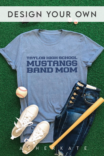 Custom Captain Tee - Heather Indigo